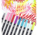 Feutre double pointe 'ABT DUAL BRUSH PEN', couleurs