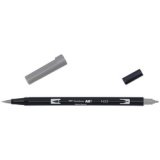 Feutre double pointe ABT DUAL BRUSH PEN, tons gris