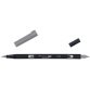 Feutre double pointe ABT DUAL BRUSH PEN, tons gris