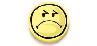 Symboles d'évaluation Smilies, neutre, rond