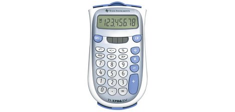 calculatrice de poche TI-1706 SV,