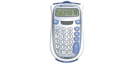 calculatrice de poche TI-1706 SV,