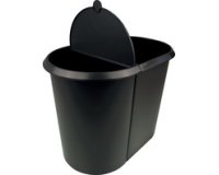 Papiermand 'the double' ovaal PE