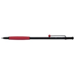 Stylo à bille rotatif 'ZOOM 707', noir/rouge