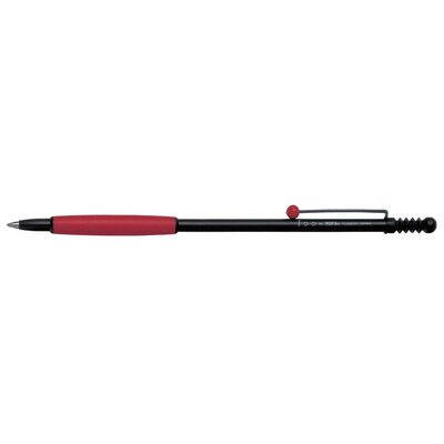 Stylo à bille rotatif 'ZOOM 707', noir/rouge