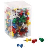 Pushpins voor prikbord, gekleurd, inhoud: