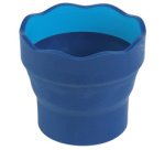 FABER-CASTELL Gobelet CLIC & GO, bleu