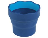 FABER-CASTELL Gobelet CLIC & GO, bleu