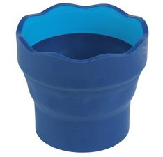 FABER-CASTELL Gobelet CLIC & GO, bleu