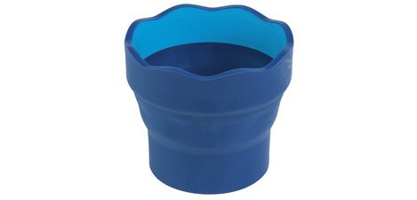 FABER-CASTELL Becher CLIC & GO, blau
