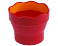 FABER-CASTELL Beker CLIC & GO, rood