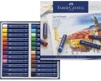 FABER-CASTELL Pastel à l'huile STUDIO QUALITY, étui de 24