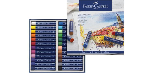 FABER-CASTELL Pastel à l'huile STUDIO QUALITY, étui de 24