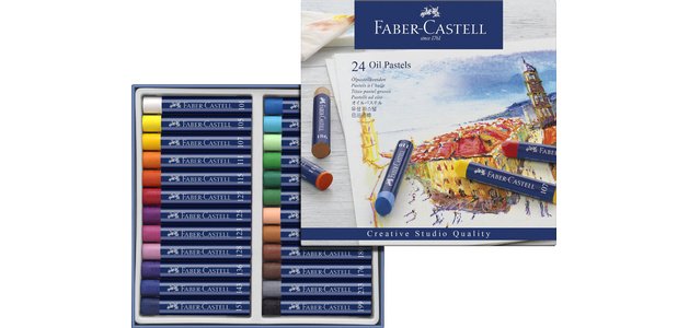 FABER-CASTELL Pastel à l'huile STUDIO QUALITY, étui de 12