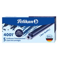 En_tinta estilografica pelikan gtp/5 negro caja de 5 cartuchos