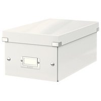 Boîte de rangement pour DVD Click & Store, noir