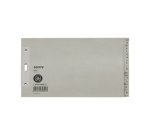 Intercalaires en papier nature, A-Z, A5 paysage, 20