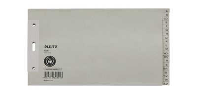 Registerblätter aus Naturpapier, A-Z, 20 Positionen - A5 Querformat