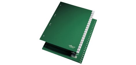 Intercalaires en plastique, PP, 25 touches