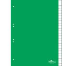 Intercalaires en plastique, PP, 25 touches