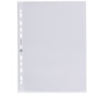 pochette perforée Premium, A4, PP, 0,12 mm, grainée