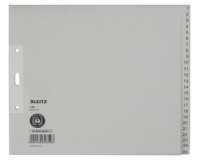 Papieren tabbladen, naturel, genummerd, A4, 25 tabs
