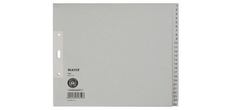 Intercalaires en papier naturel, numéroté, A4+, 26 - 5