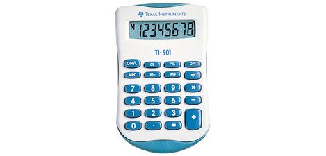 calculatrice TI-501, battérie