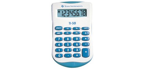 calculatrice TI-501, battérie