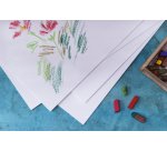 Papier dessin 'C' à grain, rouleau, 1,5 x 10 m