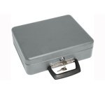 Coffret-caisse à monnaie standard, en tôle acier, gris