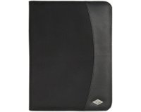 Conférencier Elegance, A4, similicuir/nylon, noir