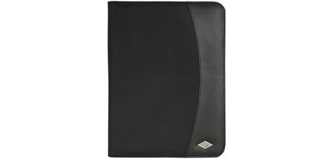 Conférencier Elegance, A4, similicuir/nylon, noir