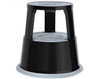 Tabouret marchepied, en métal, RAL 9005