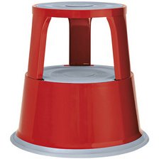 Tabouret marchepied, en métal, RAL 9005