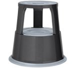 Tabouret marchepied, en métal, RAL 9005