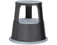 Tabouret marchepied, en métal, RAL 9005