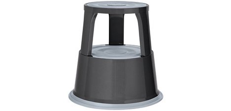 Tabouret marchepied, en métal, RAL 9005