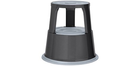 Tabouret marchepied, en métal, RAL 9005