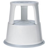 Tabouret marchepied, en métal, RAL 9005