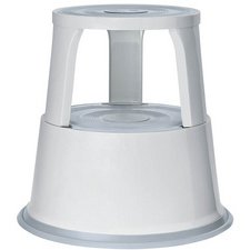 Tabouret marchepied, en métal, RAL 9005