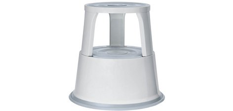 Tabouret marchepied, en métal, RAL 9005