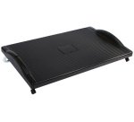 Repose-pieds Swing, ajustable en hauteur, noir