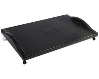 Repose-pieds Swing, ajustable en hauteur, noir