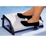 Repose-pieds Relax, ajustable en hauteur, gris clair