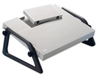 Voetensteun Relax, in hoogte verstelbaar, lichtgrijs