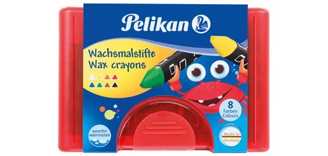 Crayon de cire épais 665/8 D, triangulaire,résistant