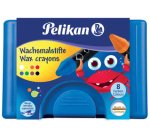 Crayons de cire épais 666/8WL, rond, soluble dans l'