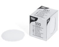 Papieren onderzetters, rond, diameter: 8,5 cm, wit