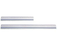 Règle de coupe, 300 mm, en aluminium, avec bord en